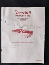 Vintage 1955 56 Ford Car Parts Manual Vintage 1955 56 Ford Car Parts Manual