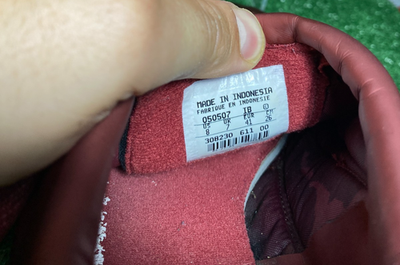 OG 2004 8 US Nike Air Zoom Total 90 III SG FG Burgundy Leather
