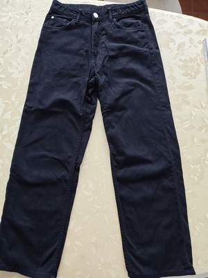 Jeans H&M Straight Leg Loose Fit 152 Schwarz Jungen