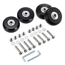 Ownmy 45Mm X 18Mm Luggage Suitcase Replacement Wheels, Rubber Swivel C