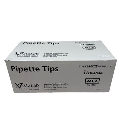 VistaLab 4060-1332 VistaRak 25uL Filter Pipette Tips Sterile, 5 Racks, 960 Tips