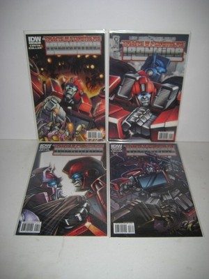 TRANSFORMERS: IRONHIDE #1-4 SET IDW COMICS 2010