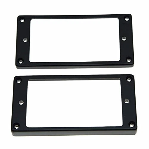  Set of 2 Plastic Humbucker Pickup Ring Pickup Mounting Frame Flat Bottom 3 * 