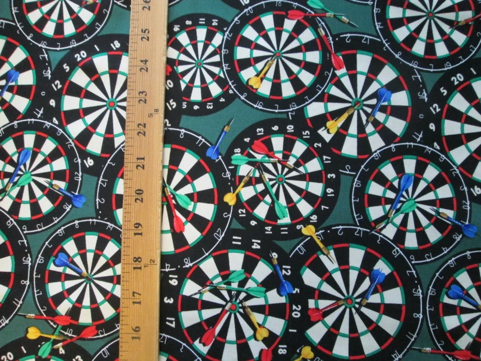 TABLEROS DE DARDOS JUEGOS HOMBRE BARRA CUEVA TELA DE ALGODÓN FQ Foto 4 de 4