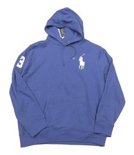 Polo Ralph Lauren Men's Beach Royal Big Pony Cotton Blend Fleece Pullover Hoodie