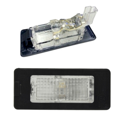 Kennzeichenleuchte W5W mit Glühbirne für Seat Ibiza Skoda Fabia VW Golf Touran