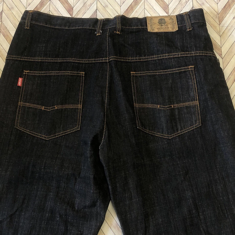 Pantalones de mezclilla negros de colección Joker para hombre talla 42 entrepierna 32. 100% algodón Foto 4 de 4