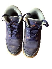 Nike Air Jordan 3 Retro Youth Purple Dust 441140-506, Size 5Y, Pre-owned