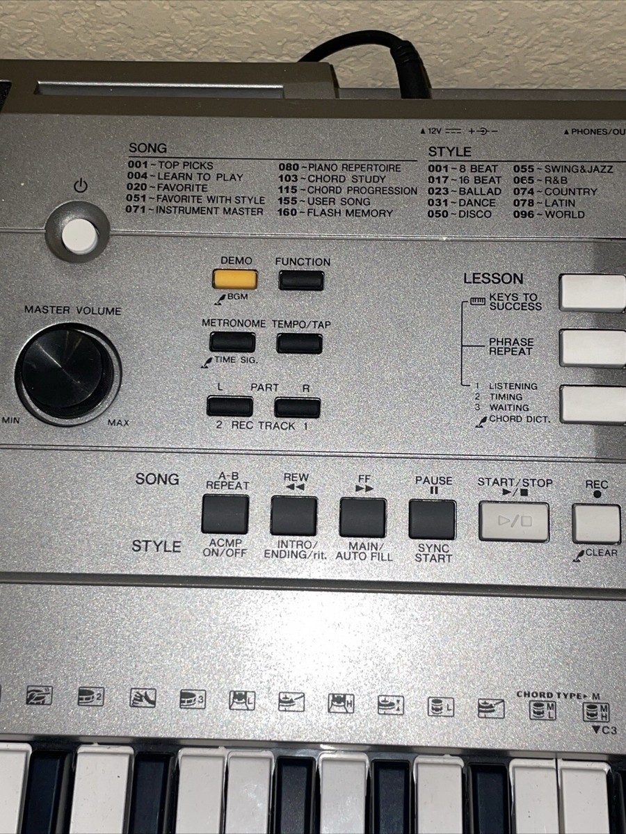 YAMAHA PSR-E353 61 Key Portable Keyboard With Power Adapter, NO