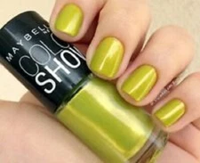 Maybelline New York Color Show Nail Lacquer - 925 Lustrous Lime - NEW