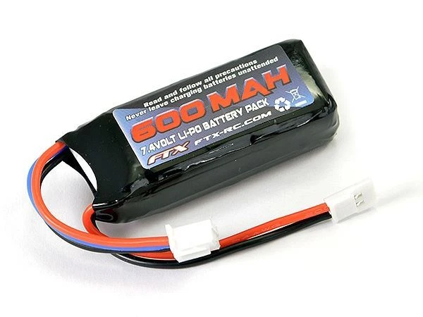 FTX Outback Mini X 2.0 7.4V 600Mah 2S Lipo Battery FTX9371