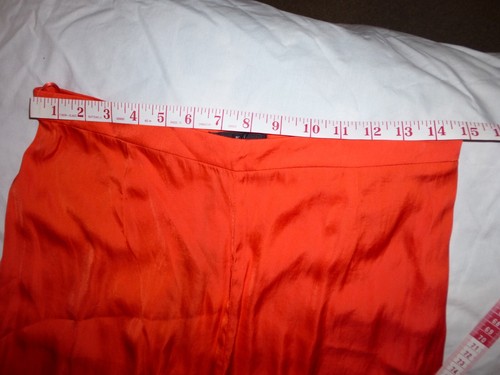BNWT! BEAUTIFUL RIVER ISLAND SILKY BRIGHT PEPPER RED PALAZZO TROUSERS, SIZE 12 - Picture 11 of 15