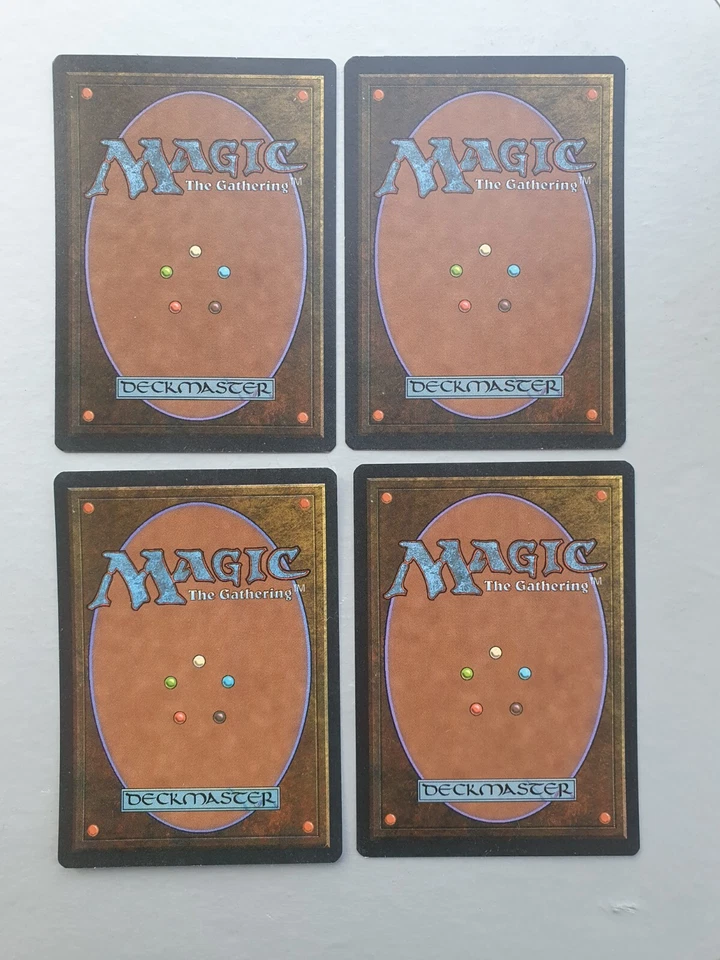 Boomerang x4 PLAYSET MTG Chronicles (1995) Common Blue Instant NM - Image 2 of 2