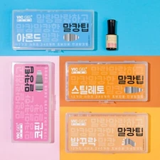VIC GEL PLUS Malkang Nail Tips 240 pieces / Gel 6g
