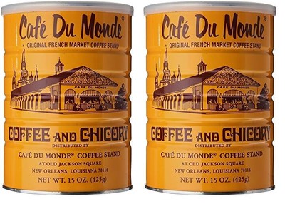 Cafe Du Monde Coffee with Chicory, 15-Ounce (Pack of 2) - Free Shipping !!