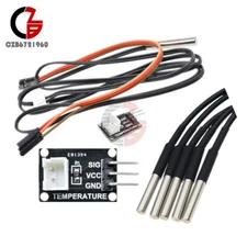 NTC Thermistor Temperature Sensor Monitor Module 0.1% 3950/DS18B20 Probe For UNO