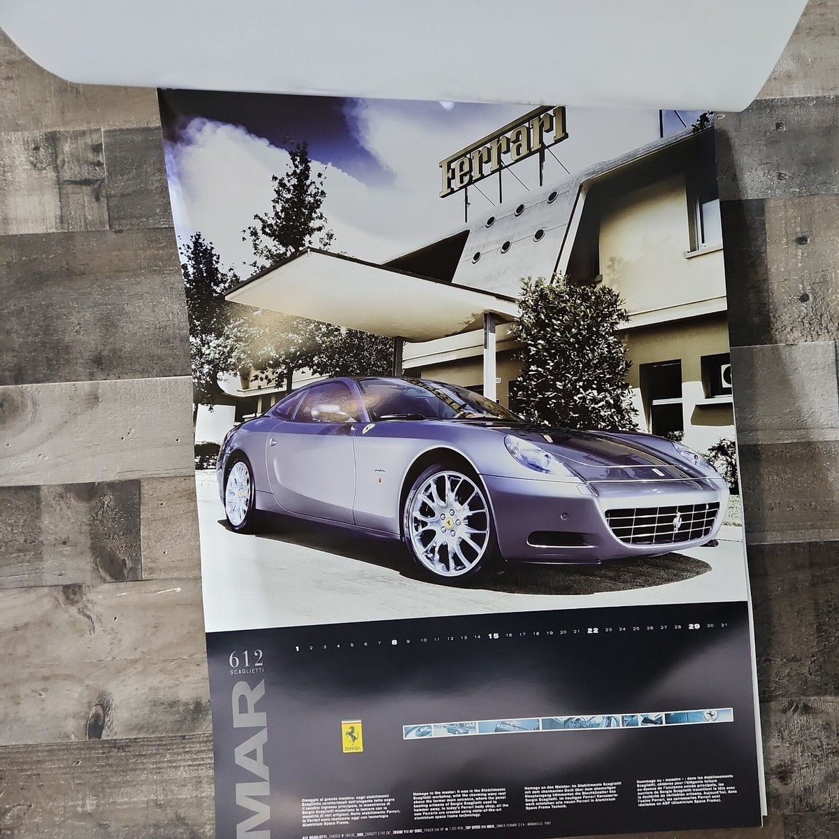 Ferrari オーナーズクラブ 25周年 アニバーサリーブック Ferrari 25th Anniversary Calendar 2009 Official Limited Edition 27