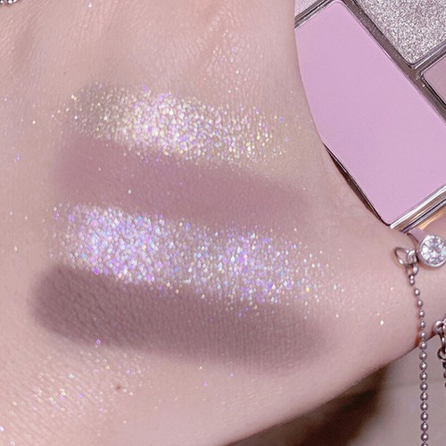 ✹7 Color Eyeshadow Palette Mixed Matte Nude Face Highlighter Shimmer Pearlescent - Picture 12 of 20