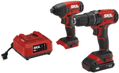 SKIL 2-Tool Combo Kit: 20V Cordless Drill Driver and Impact Driver