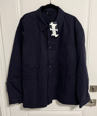 【9万円】ルーブルZAPA paris ネイビーレザー　ハラコ　ジャケット 9万円】ルーブルZAPA paris ネイビーレザー ハラコ ジャケット 9万円