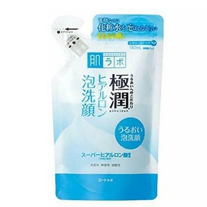 hada labo japan gokujyun hyaluronic acid moisture bubble foaming cleanser 160ml