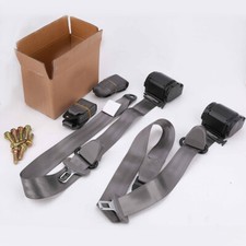 2pcs Retractable 3 Point Safety Seat Belt Straps Car Vehicle Adjustable Belt Kit 2pcs Retractable 3 Point Safety Seat Belt Straps Car Vehicle Adjustable Belt Kit