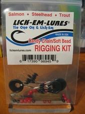 Lick-Em-Lures Rigging Kit For Candy Chain Soft Fishing Beads