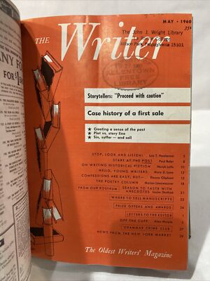 The Writer Magazine Hardcover Bound Volume 73 1960 (BM51) | eBay