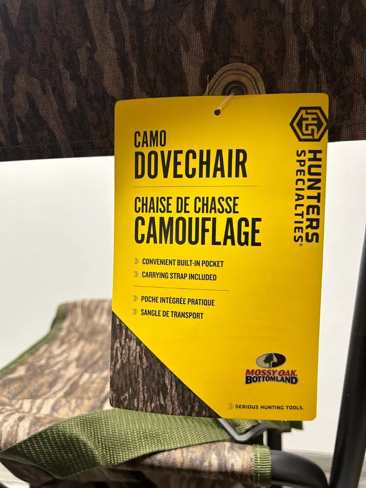 2024-Hunters Specialties Camo DoveChair With Back -New In Package- With Tags - Image 2 of 4