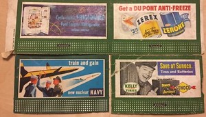 Vintage 4 Pce Lot Of Model Train Billboard Signs | eBay