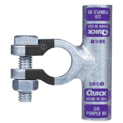 Quick cable Flag Crimp, Neg, 1/0, PK5 4310-005N | eBay