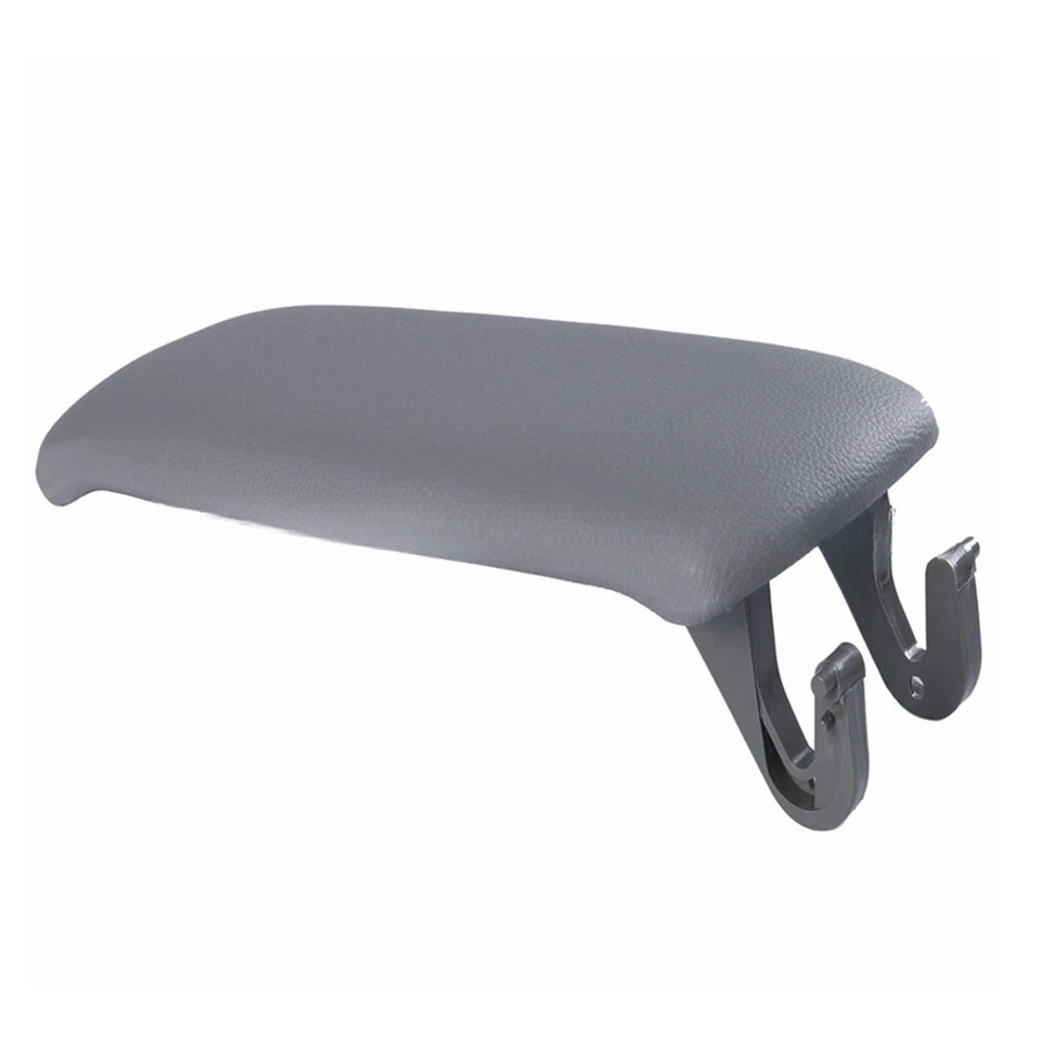 Cubierta de reposabrazos de consola central de coche de cuero ABS gris nueva para Audi A6 C5 1998-2005 Foto 2 de 4