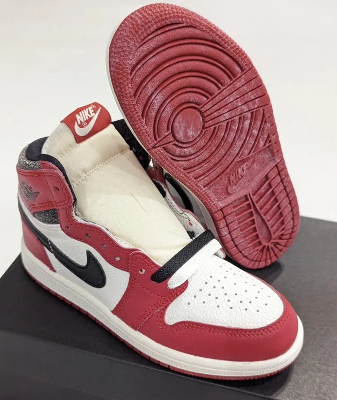 New Nike Air Jordan 1 Retro High Lost and Found Kids Size 11 Sneaker FD1412-612