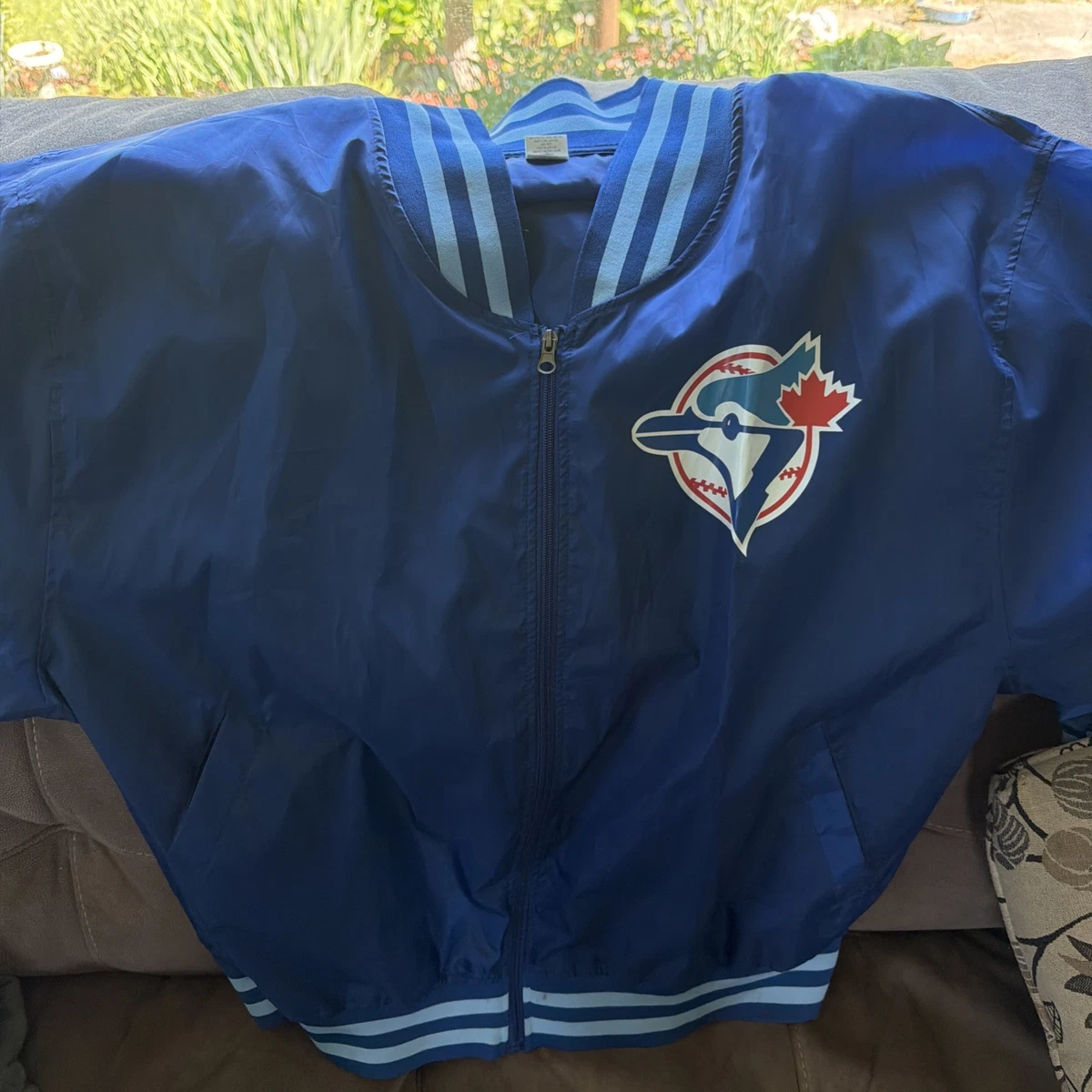 A's ワールドシリーズチャンピオン ボンバージャケット 1992 Toronto Blue Jays World Series Champion Anniversary Bomber