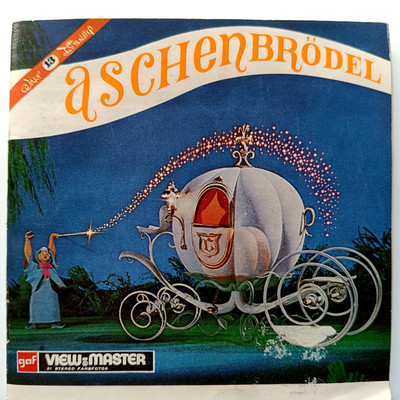 3x VIEW-MASTER 3D REEL   ASCHENBRÖDEL   Walt Disney, Cinderella, Aschenputtel