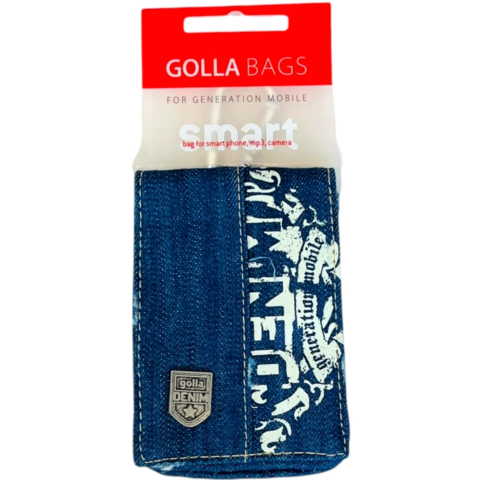 Golla Denim Universal Smart Phone Pocket Pouch Sleeve Dark Blue G1063 - NEW - Image 3 of 4