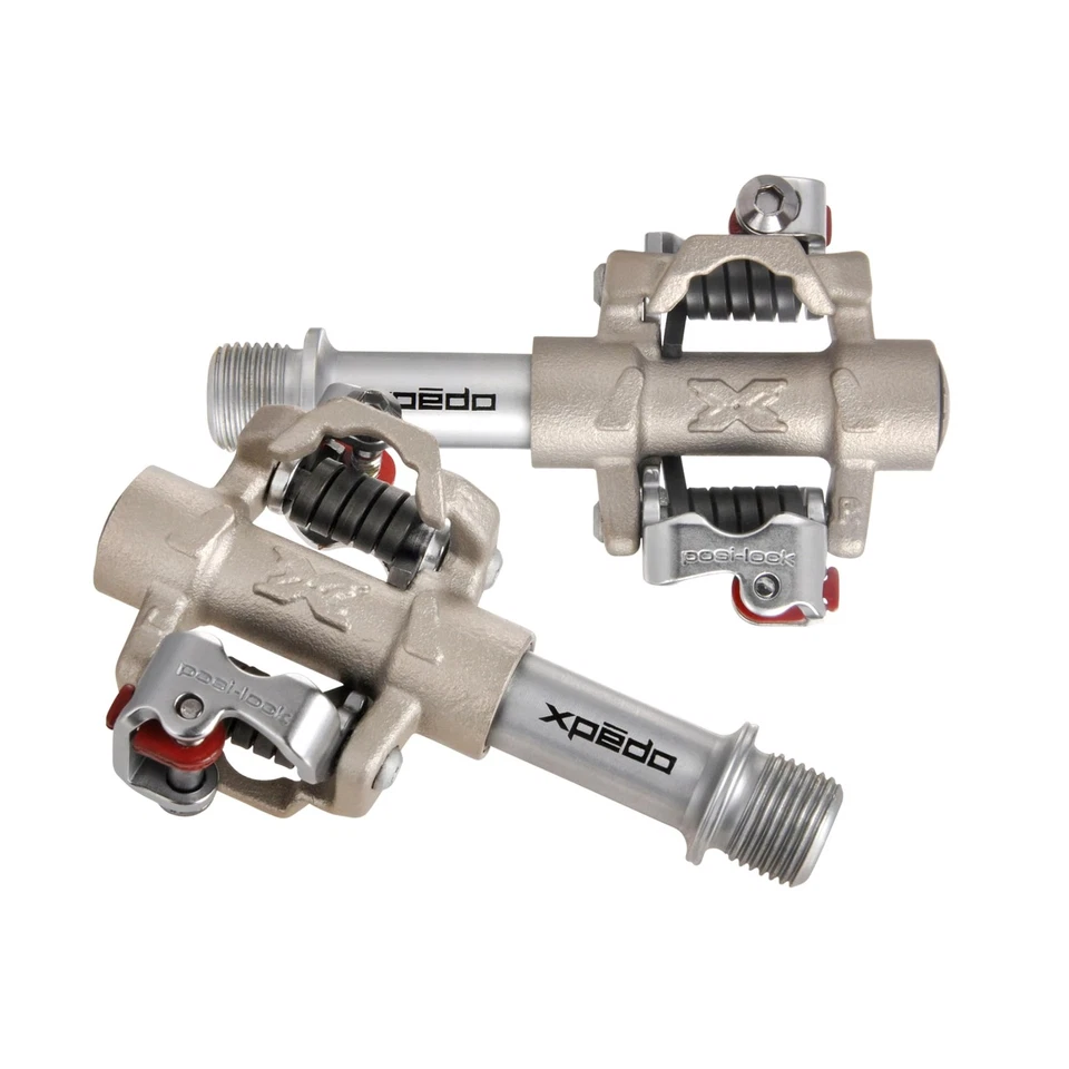 Pedales sin clip M-Force 3 | Compatible con SPD de doble cara, cuerpo y husillo Cromoly... Foto 4 de 4