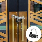 Combination Lock Padlock Outdoor Number Locks for Lockers Cabinet