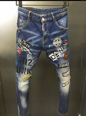 Jeans Dsquared 26ss Rare Item Patches D2 dsq Vaqueros Parches