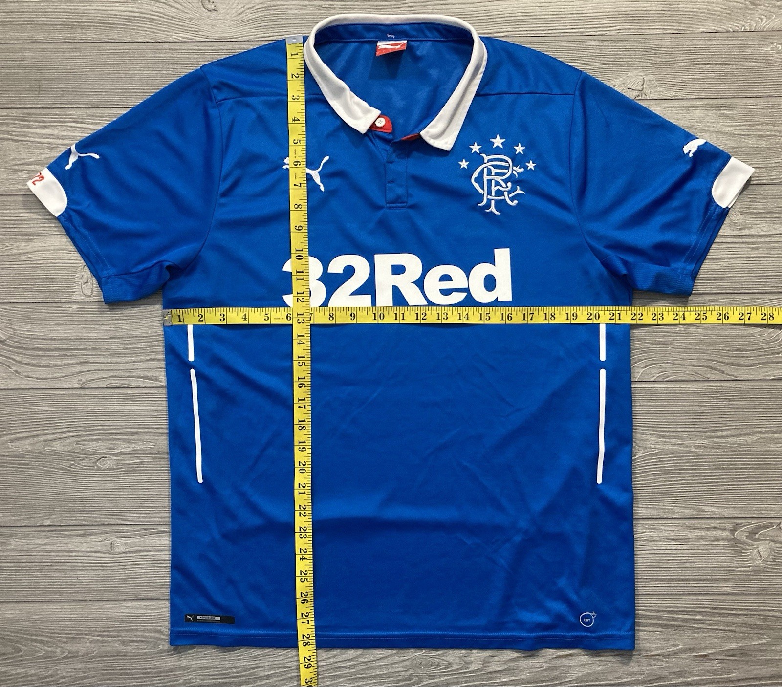 Puma Rangers FC Jersey Mens Size Large thumbnail 3