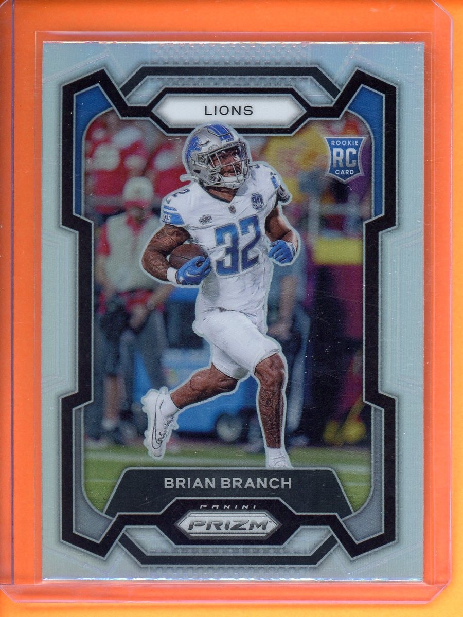 Brian Branch Silver Rookie 2023 Panini Prizm #328