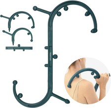 HubiCare Massage Stick, Trigger Point Cane, Body Deep Tissue, Dark Green