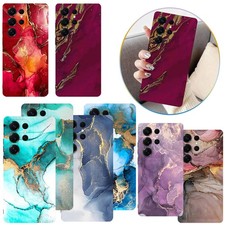 Tough TPU Case For Samsung Galaxy A16 A54 S24 Ultra S26 S25 Marble Theme Cover