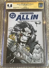 DC All In Special Edition #1 LOBO CGC SS 9.8 Signed By Rob “Defshogun” Powers 🔥