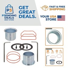 Oil-Free Air Compressor Repair Kit: Cylinder Sleeve & Compression Rings, 2-Pack