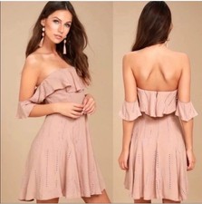 ASTR Dress Blush Women A line Sz Small Short NWT summer Vacay Party