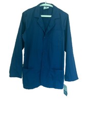 Adar unisex navy consultation coat 30 inches size small