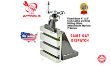 NEW Lathe Vertical Milling Slide Attachment Fixed Base 4" x 5" Inch USA ACTOOLS