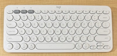 Logitech K380 Wireless Bluetooth Keyboard White Mac Windows Multi-Device
