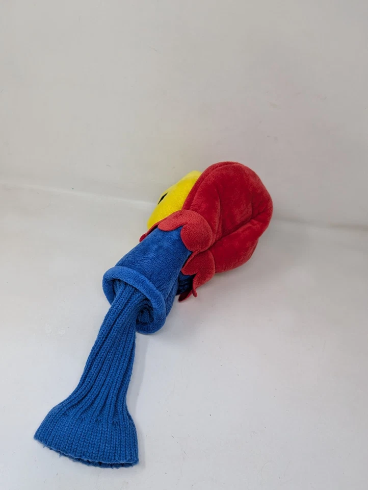 堪萨斯 Jayhawks 吉祥物 Jumbo 高尔夫俱乐部头套全新带标签毛绒 KU 标志大学 — 第 3/4 张图片